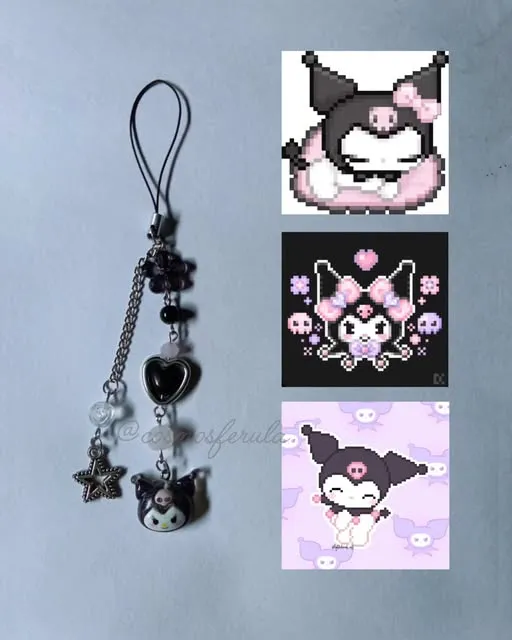Smoky star phone charm